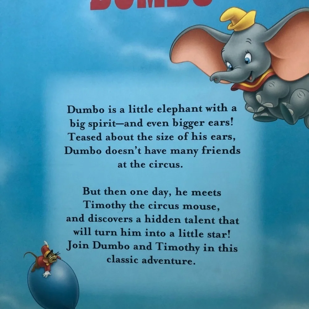 Disney “dumbo” hardback